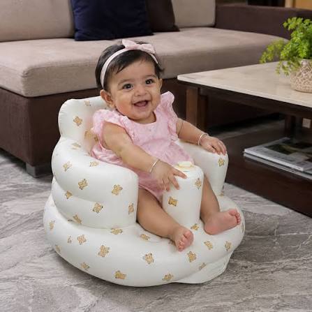 Premium Toddler Sofa | 360° Safety Support | Portable Inflatable Design